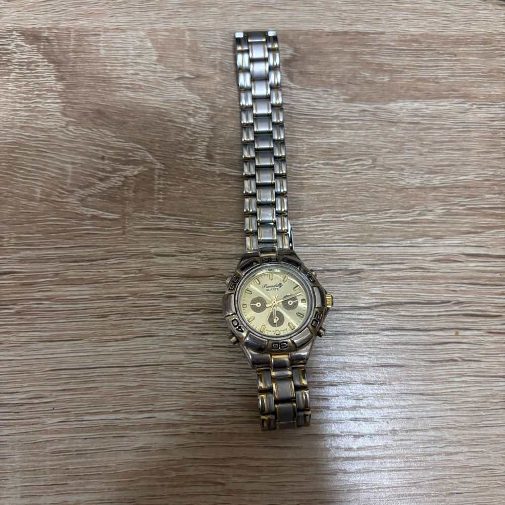 Two-Tone Silver and Gold Watch